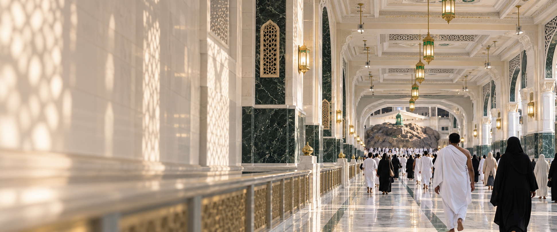 Illustrative view of the Safa and Marwah walkway